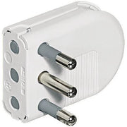 BTicino S2496TAE Spina Volante 2P+T 16A, Salvaspazio