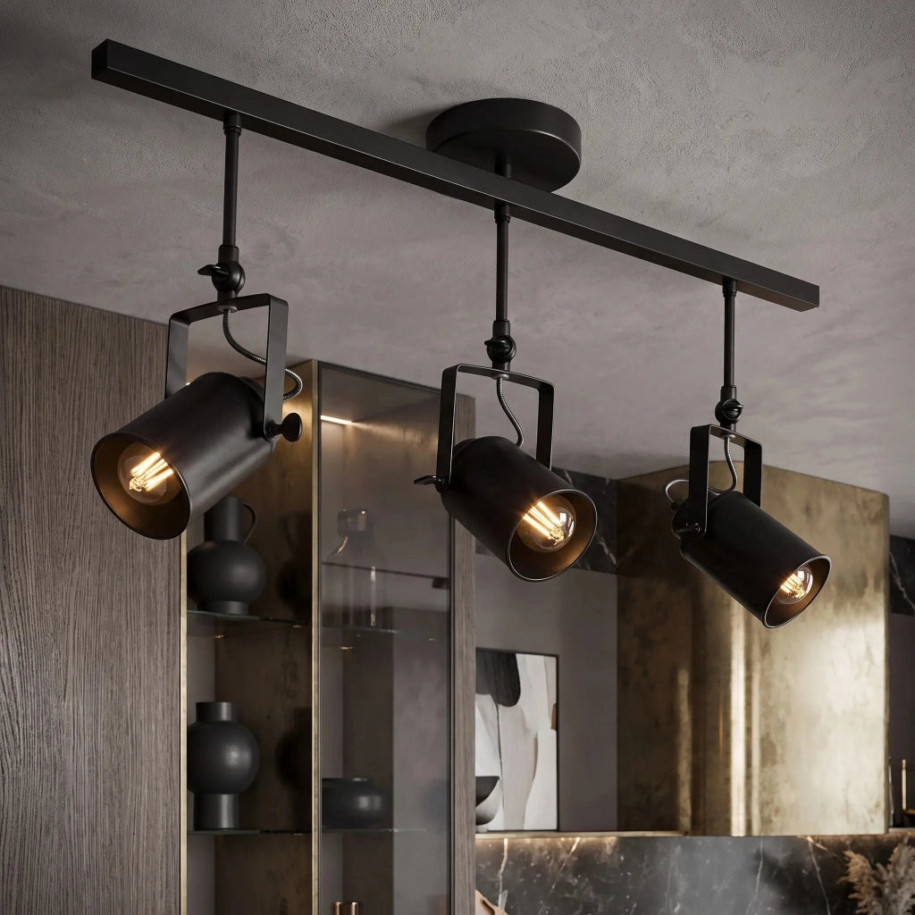 Lampada Da Soffitto Faretto APP487-3C Black