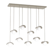 Lampada a sospensione RITUAL beige-bianca 9xG9 Emibig