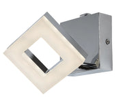 Applique bagno specchio cromata quadrata LED 5W IP44 Rabalux