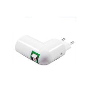 Trade Shop - Porta Lampada Adattatore Attacco E27 O E14 Con Interruttore Portalampada Spina -       -e27-