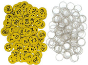 Chiave da parete incisa - Plastica - 3 cm DIA - 1 pezzo