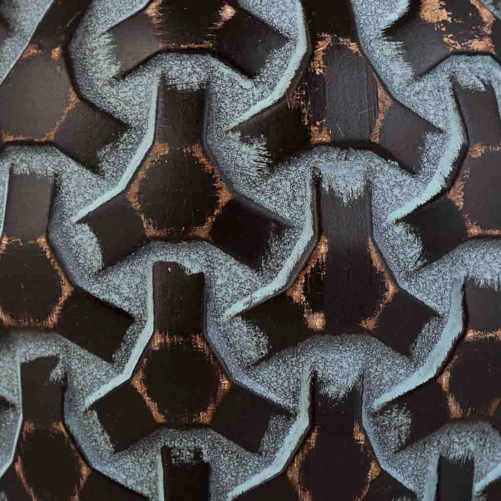 Vaso ceramica nero, d16,5x37h cm