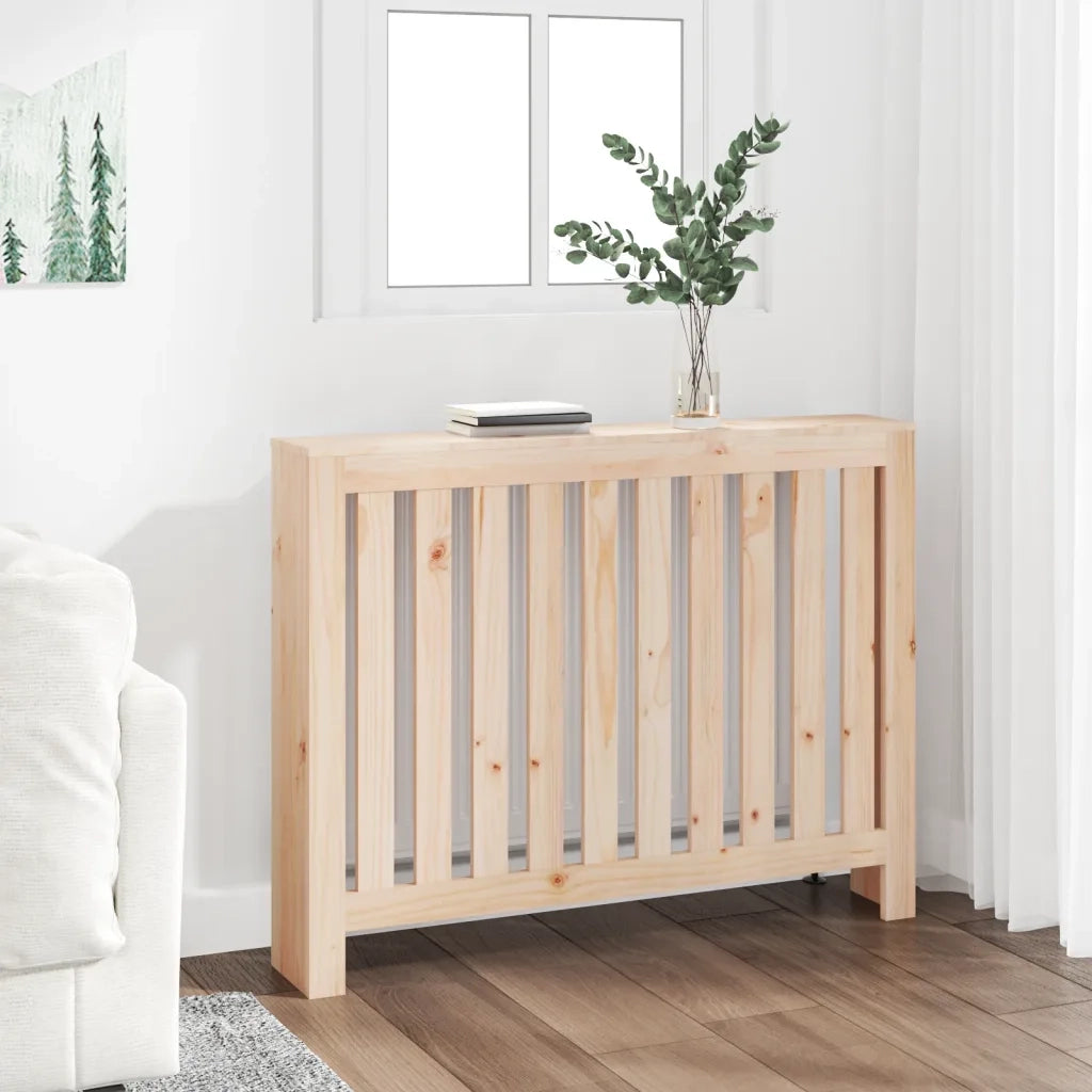 Copertura Termosifone 108,5x19x84 cm in Legno Massello di Pino 822571