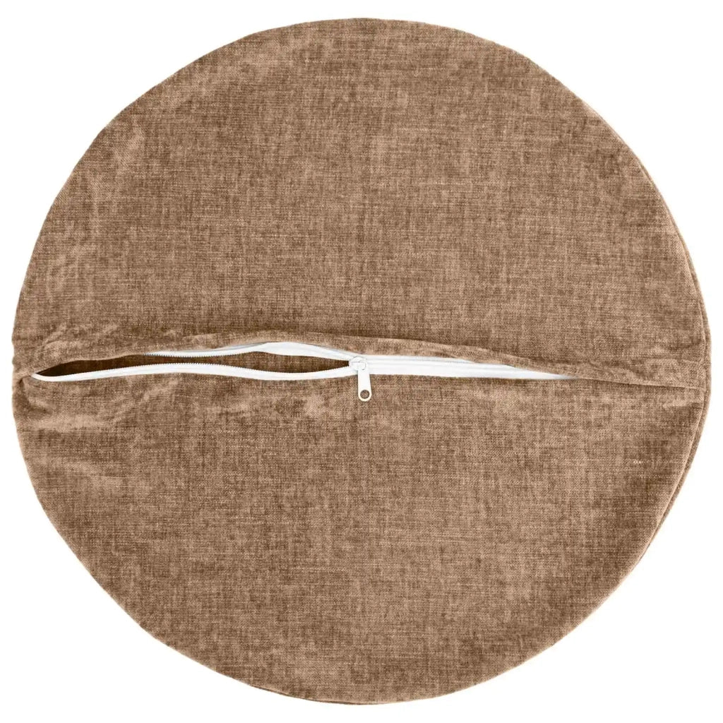 Federa 2 pz HEERLEN Marrone Ø 50 cm Tessuto Chenille 922641