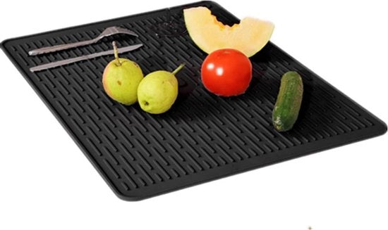 Matte afdruiprek antiaderente per cucina - 40 x 30 cm nero