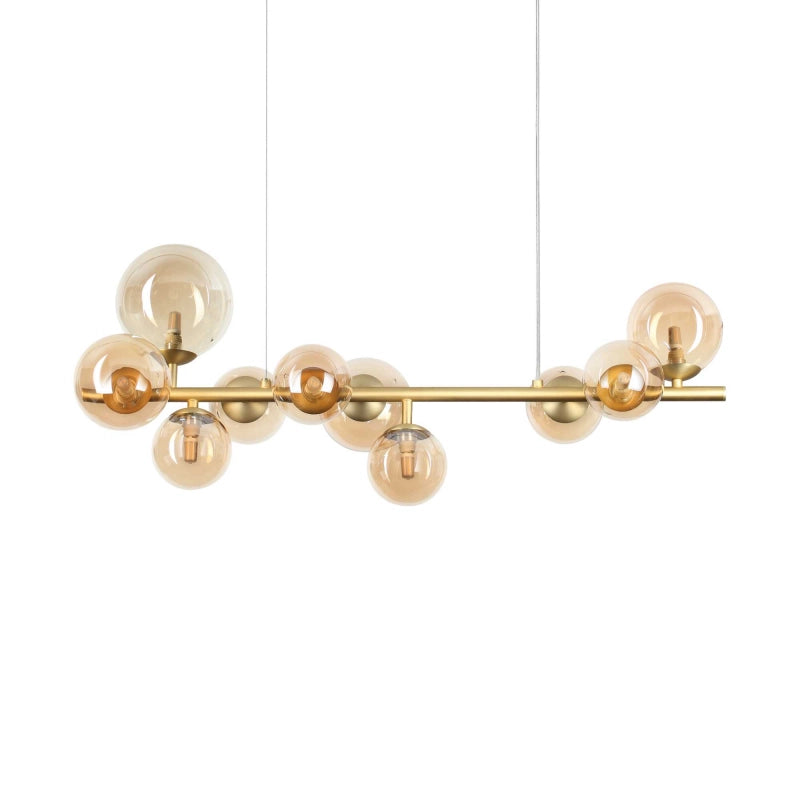 Lampada A Sospensione Perlage Sp10 Ambra Ideal-Lux