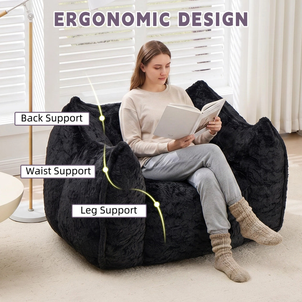 Pouf Grande ¨C Minimal ¨C Nero