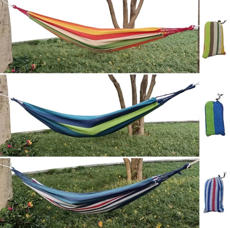 1 Pezzo Amaca con Sacca in Policotone 200 x 80 cm 3 Colori