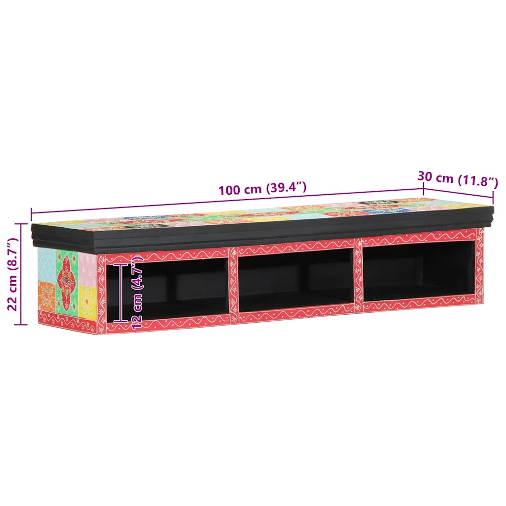 Mobile TV Multicolore 100 x 30 x 22 cm Legno multistrato 4017573