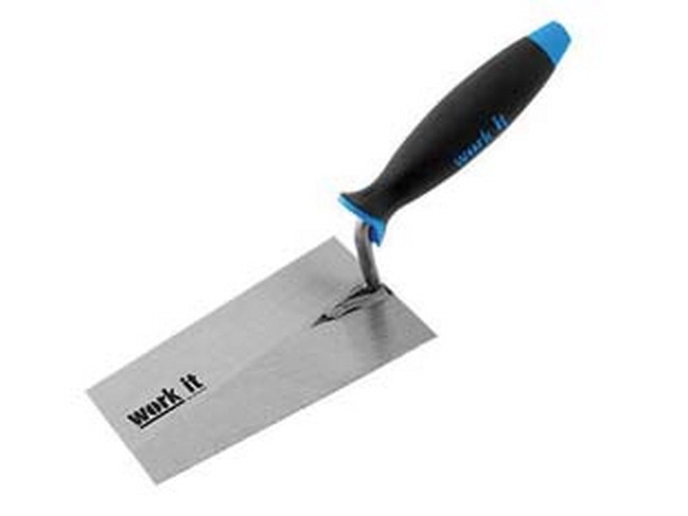 12pz cazzuolino work-it punta quadra manico in gomma - mm.140 cod:ferx.fer409797