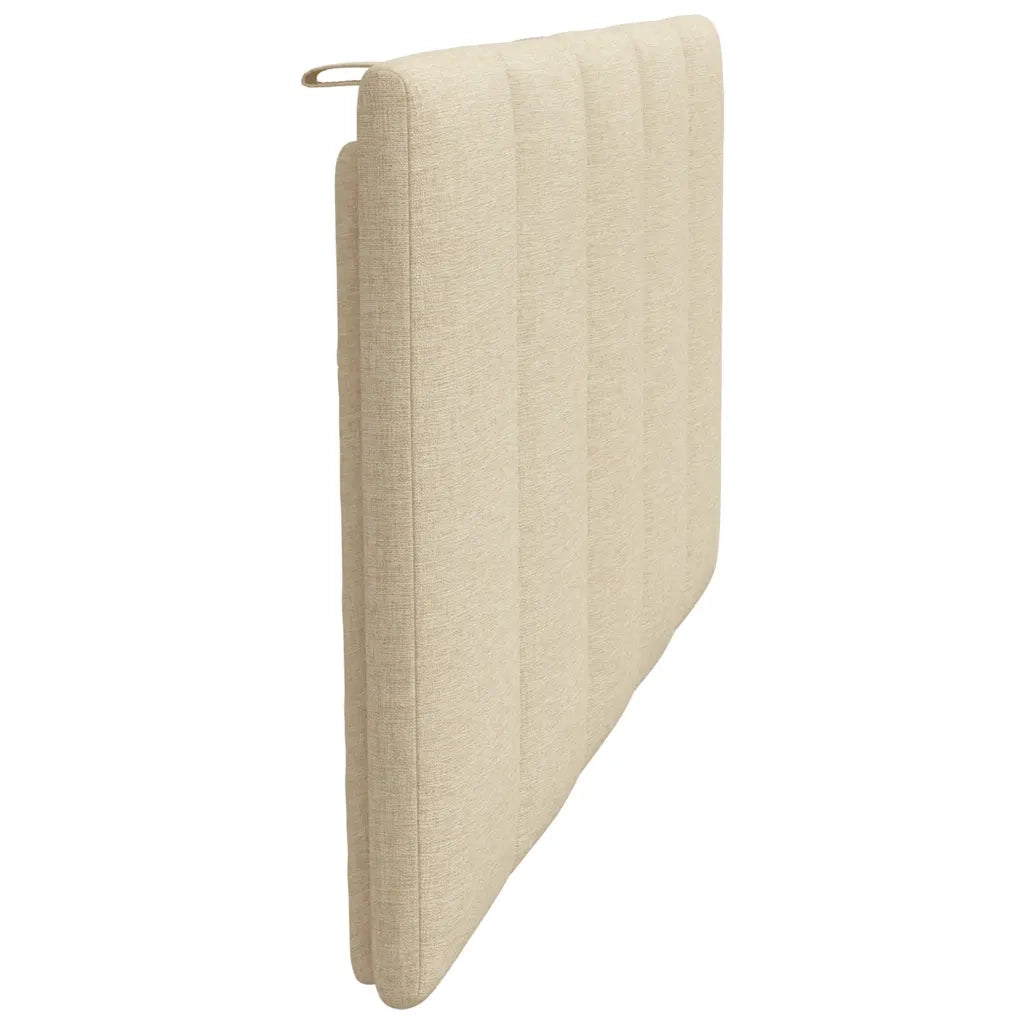 Cuscino Testiera Hanko Crema 100 cm in Tessuto 4019154