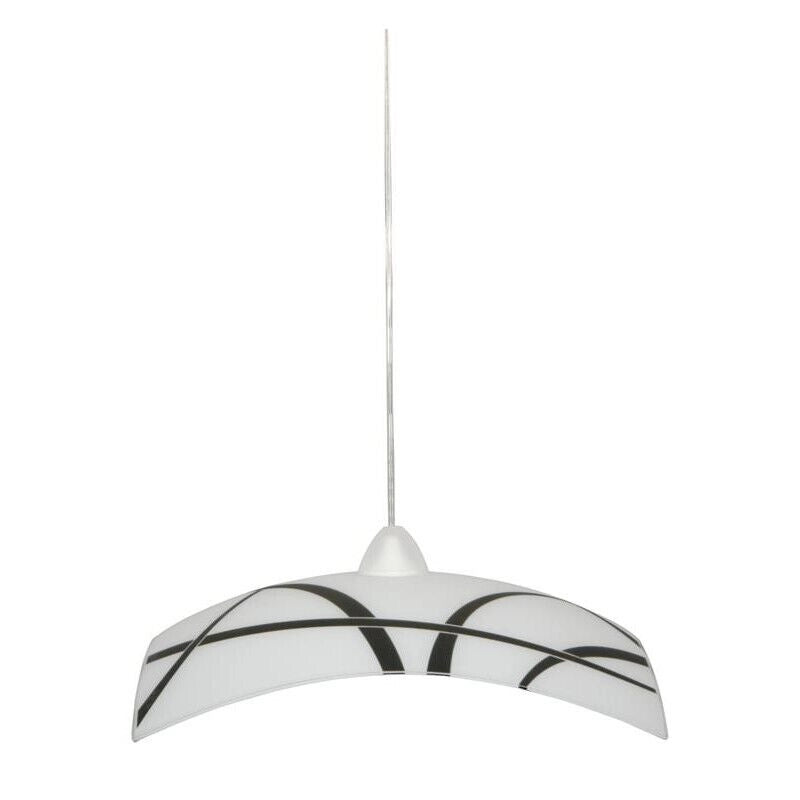 CLIO LAMPADA SOSPENSIONE DA SOFFITTO E27 1 LUCE 40X40 NERA