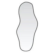 Specchio da Parete | Specchio decorativo Nero 70x30 cm