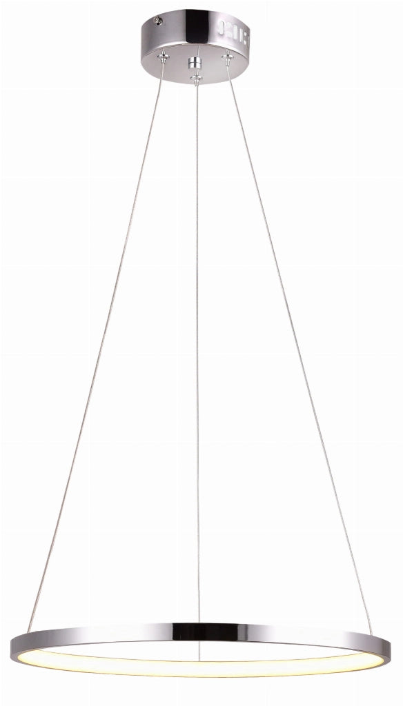 Lampada a sospensione LED Candellux LUNE Ø40 cromo