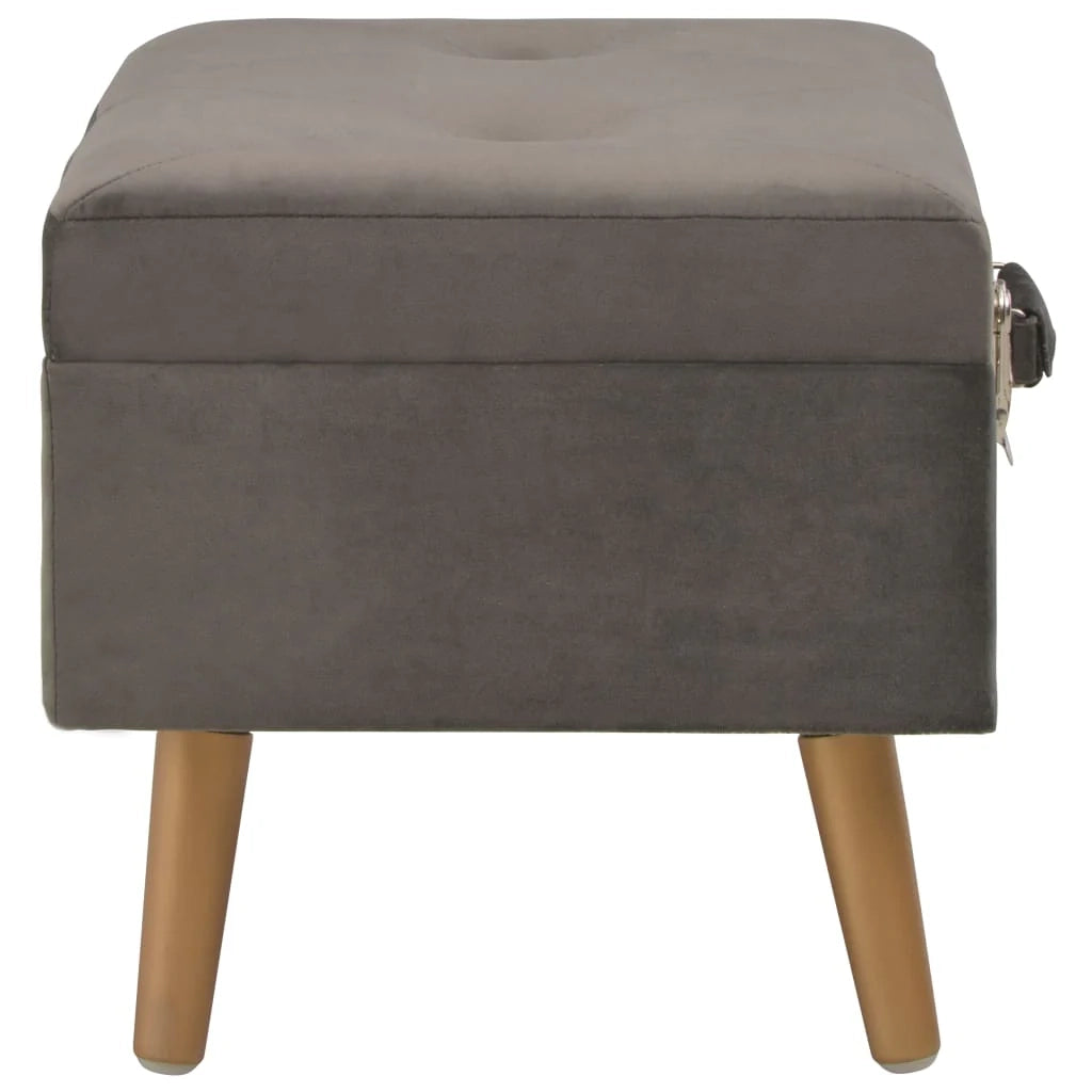 Sgabello contenitore 40 cm velluto grigio 02_0010969