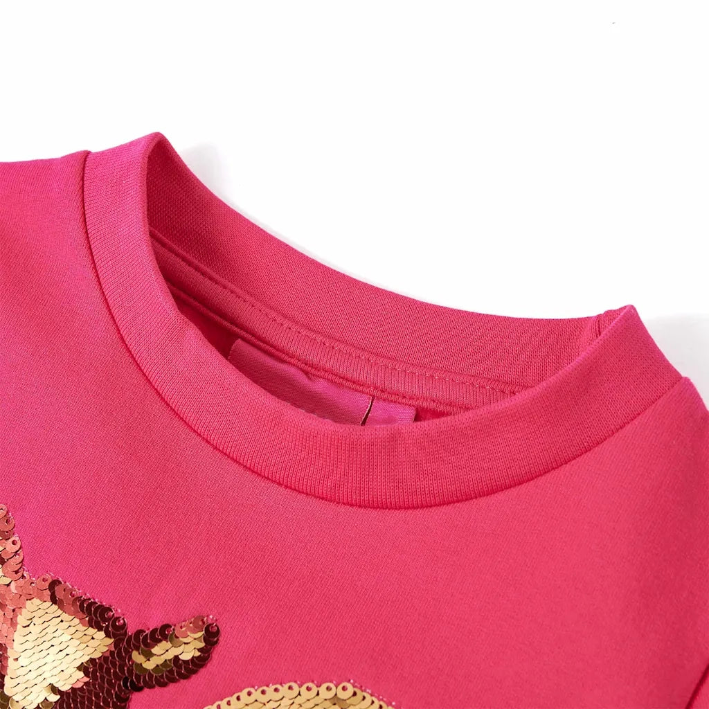 Felpa per Bambine Fucsia 116