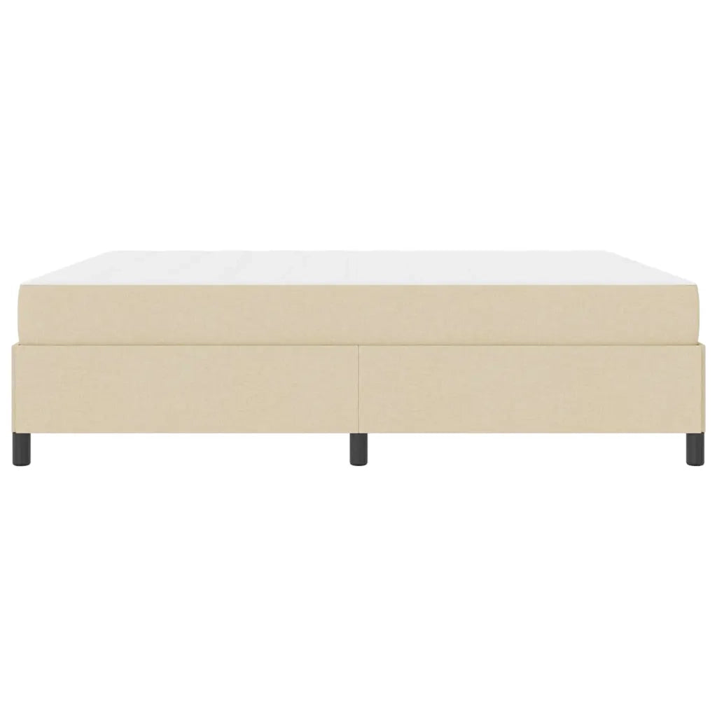 Letto a molle Crema 180 x 200 cm Tessuto 3398883