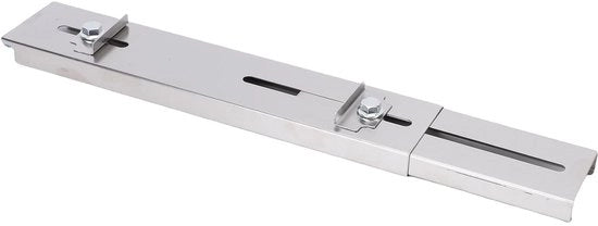 Supporto per Pietra Affilante Adattabile - Acciaio Inossidabile - Per Affilatura di Pietre Oliate/ Pietre Affilate - Adatto per Pietre Affilate 29-44cm - Inclusi Viti/Baffi - Duraturo e Stabilità - Pietra Affilante