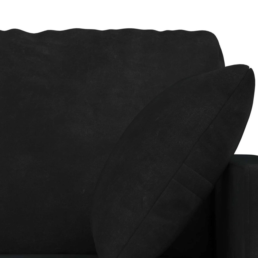 Set di divani 2 pcs Nero 198 x 78 x 80 cm Velluto 3407601