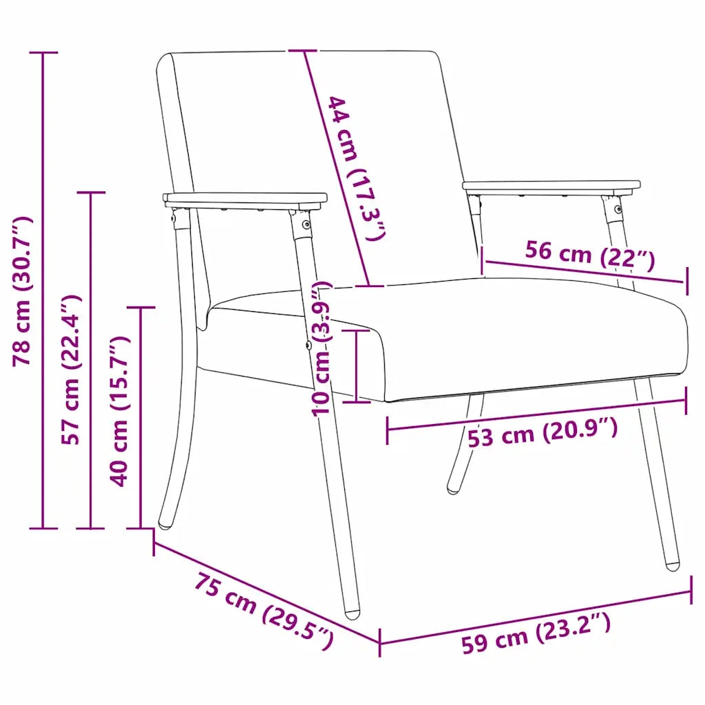 Poltrona | Sedia Relax Grigio scuro Tessuto