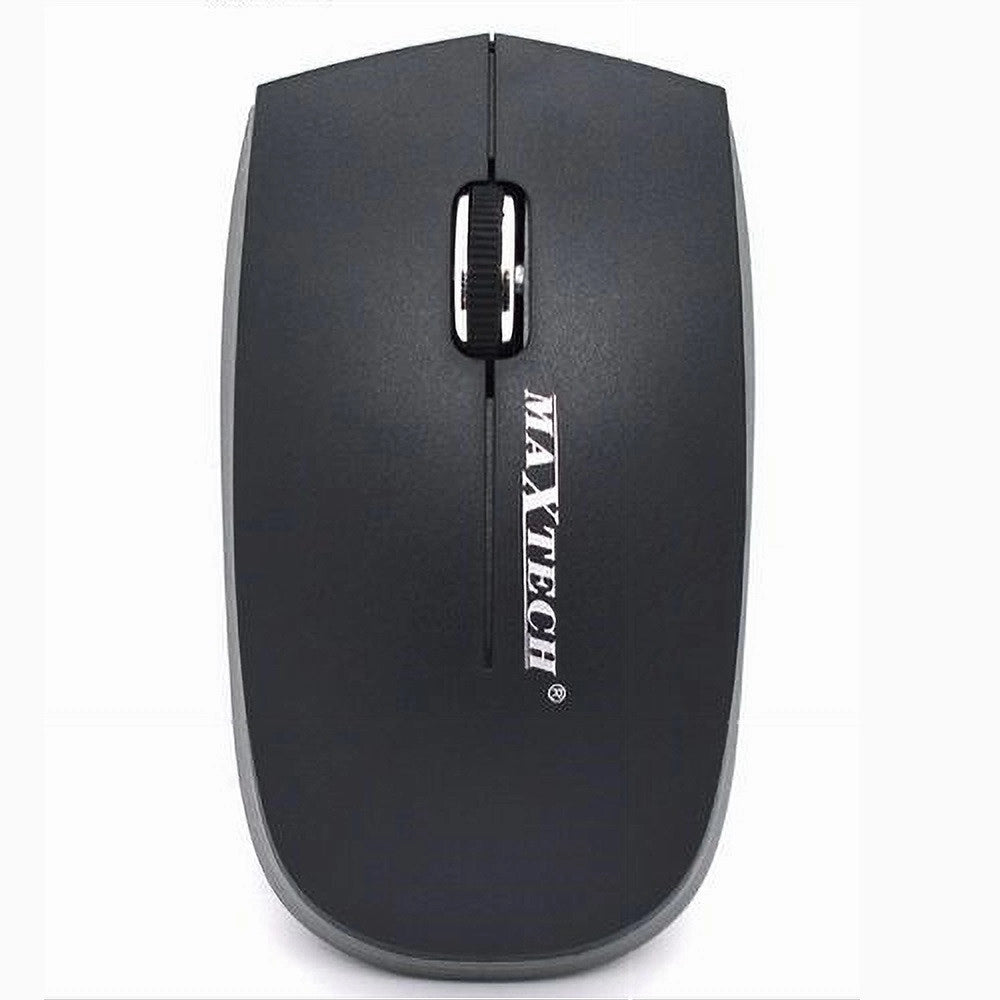 Trade Shop - Mouse Wireless Da 2.4 Ghz Senza Filo Ultra Slim Bianco - Nero Pc Tablet Design -