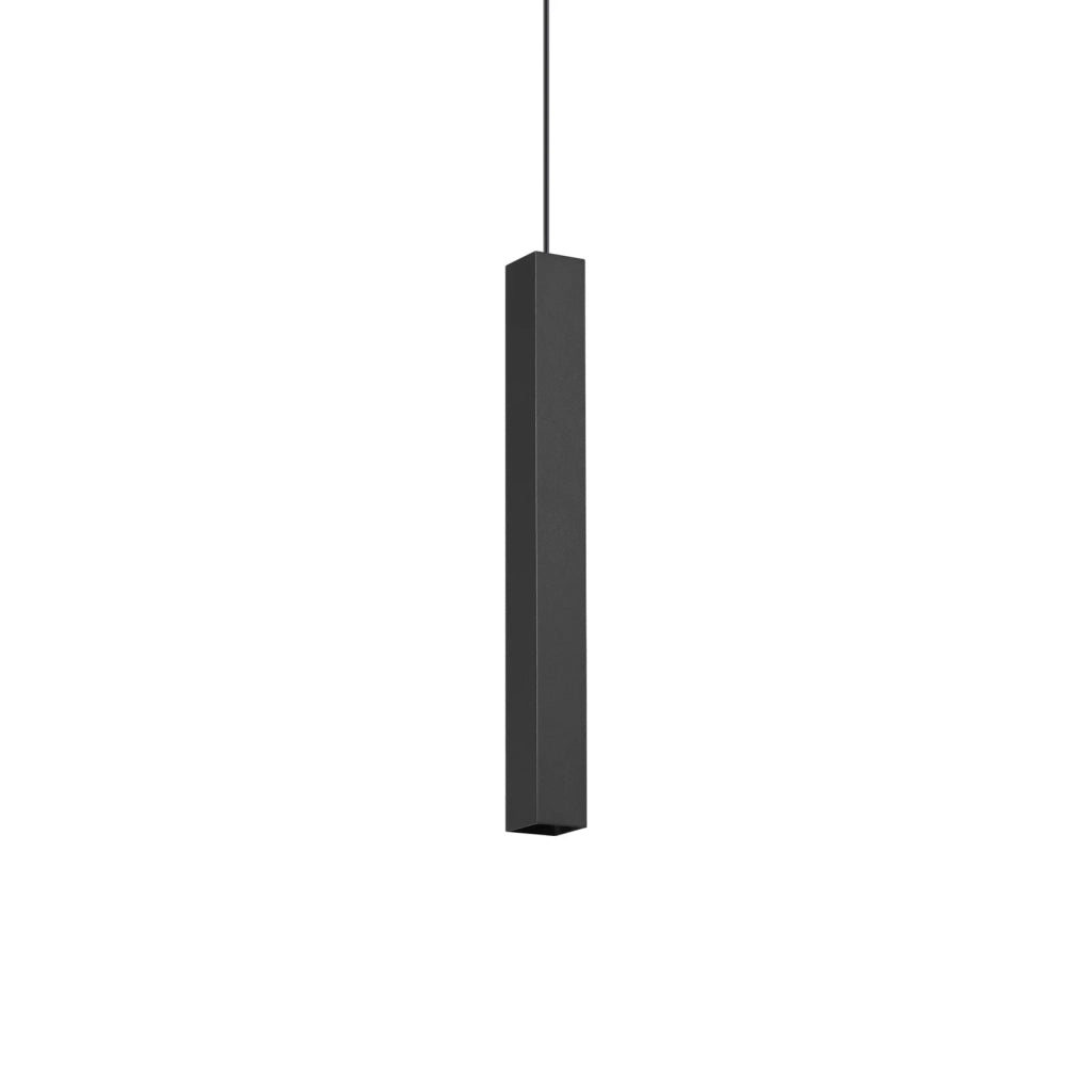 Lampada A Sospensione Look 1 Luce Gu10 Nero