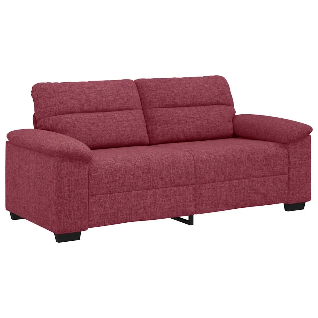 Divano a 2 Posti Rosso Vino 180x81x84 cm in Tessuto 4105310