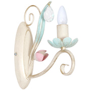 Applique Luce floreale con cristallo 1xE14 15W Luminex
