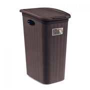 Cesta Portabiancheria Bucato Biancheria Elegance 36 litri moka