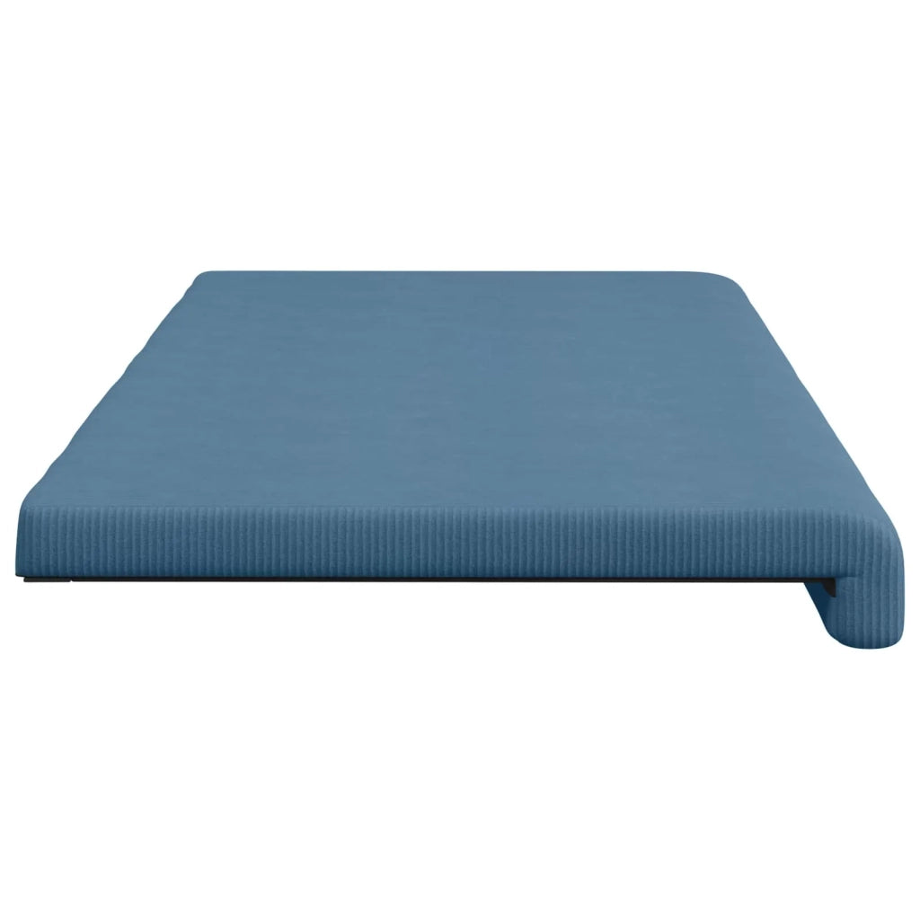 Cuscino per panchina corduroy Blu Profondità 35 cm 42043369