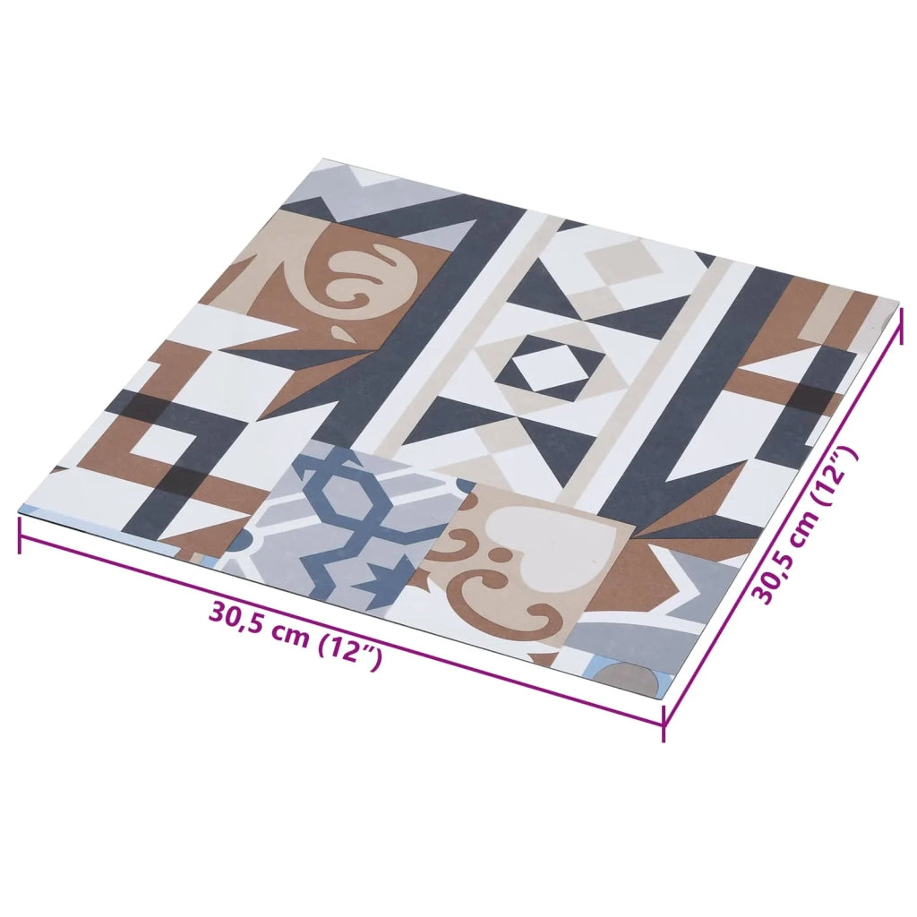 Plance per Pavimentazione Autoadesiva 30,5 x 30,5 cm 20 pcs PVC 42046400