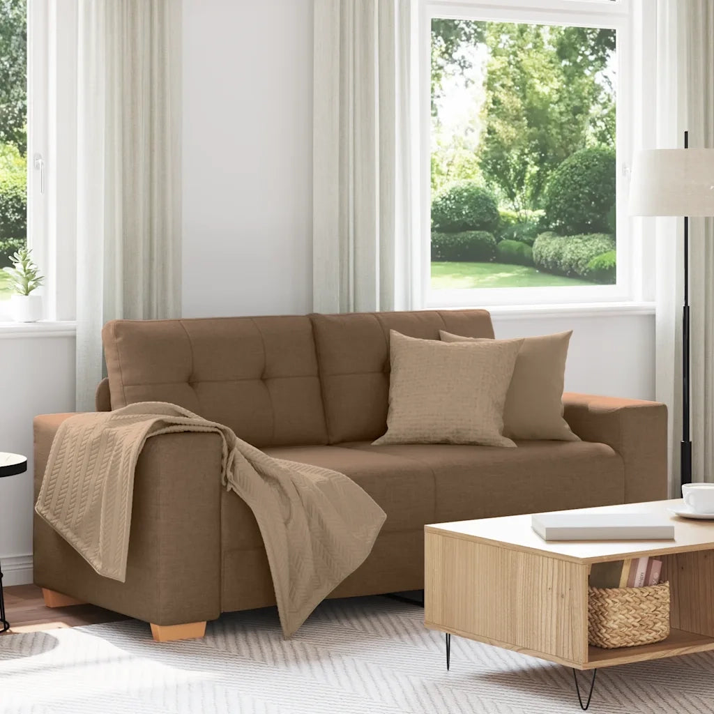 Divano Divanetto Marrone 180x77x82 cm in Tessuto 4105082