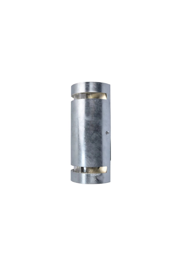 Applique esterna da parete RAN Lutec argento 2xGU10 IP54