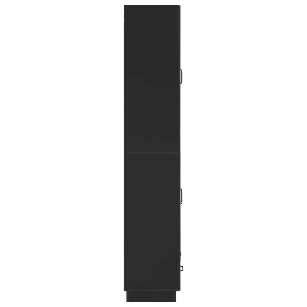 Set di armadi 2 pz Nero Legno ingegnerizzato 3416773
