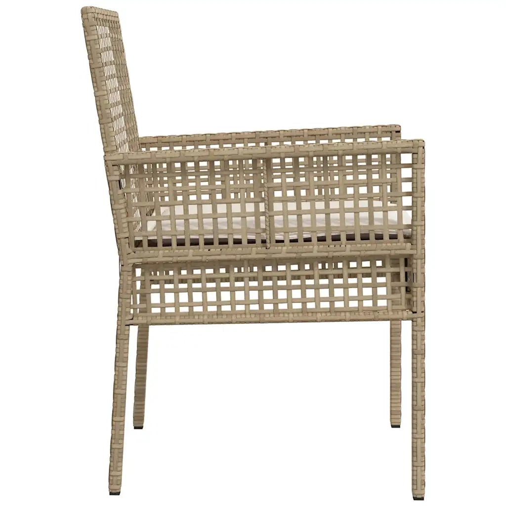 Sedia da Giardino 2 pcs Beige 55 x 53 x 85 cm polyrattan 42003449