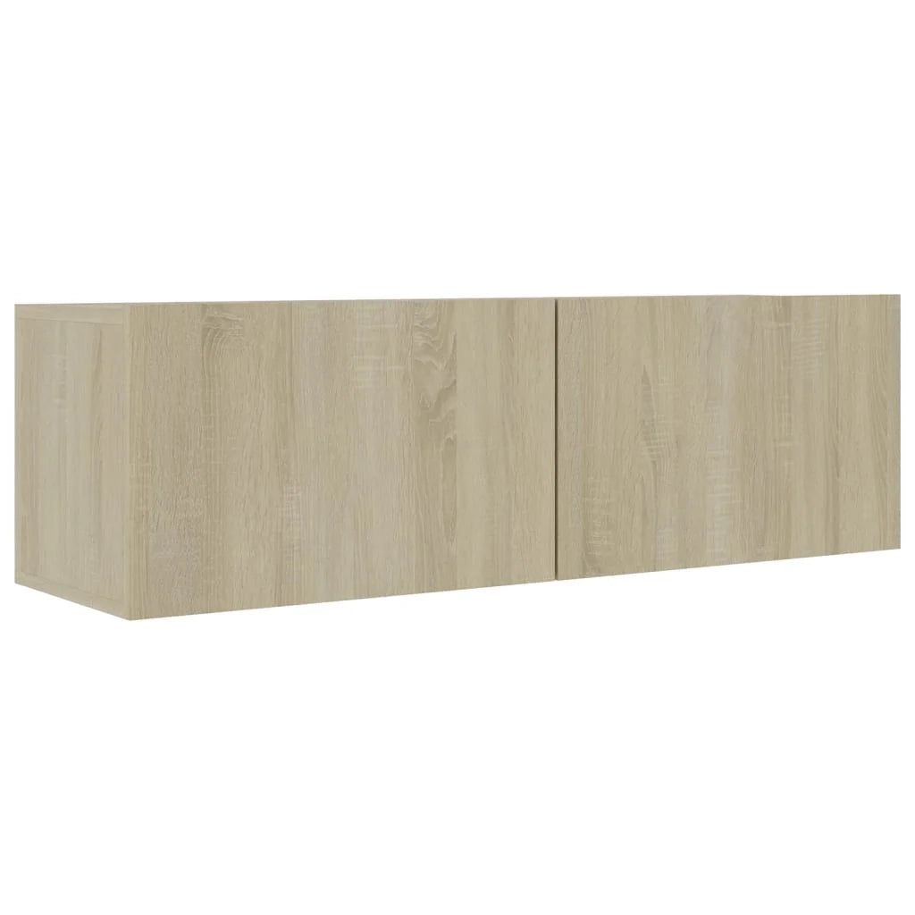 Set di mobili da 2 pezzi comprensivo di armadio credenza mobile porta TV soggiorno/camera da letto legno ingegnerizzato rovere Sonoma marrone 02_0024295