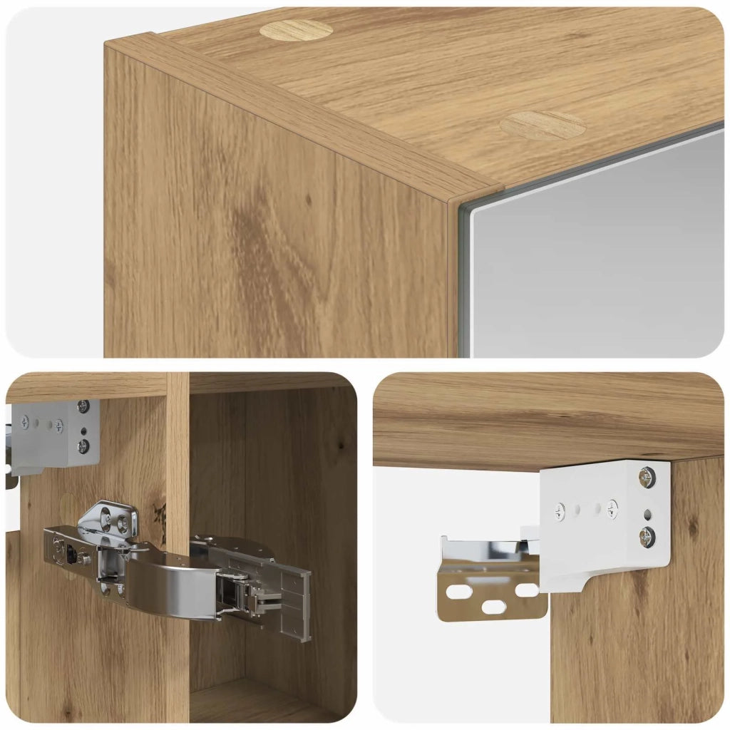 Mobiletto per specchio da bagno Rovere Artigianale 889102