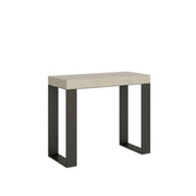 Consolle allungabile 90x40/300 cm Tecno cashmere gambe antracite