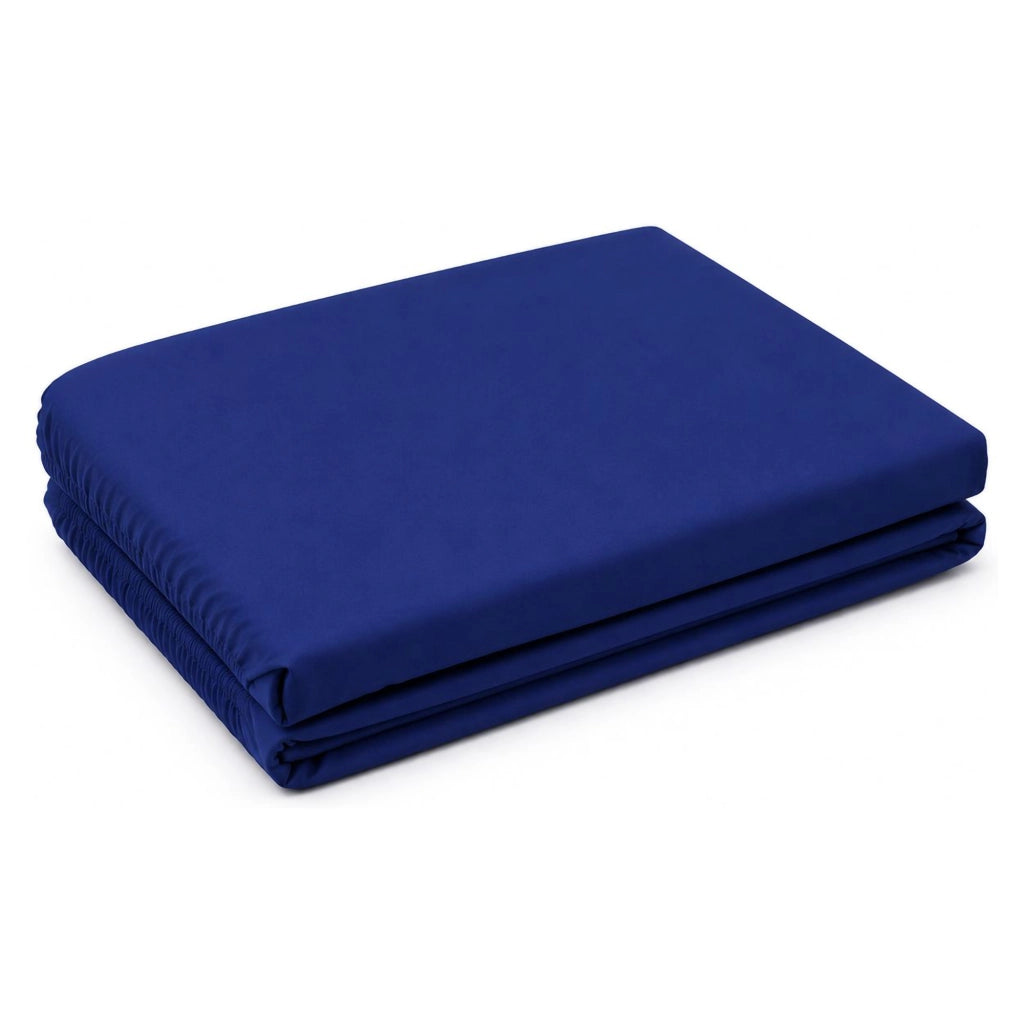 Romesila, Lenzuolo Piazza e Mezza Lenzuolo Sotto con Angolo da 27 cm, blu