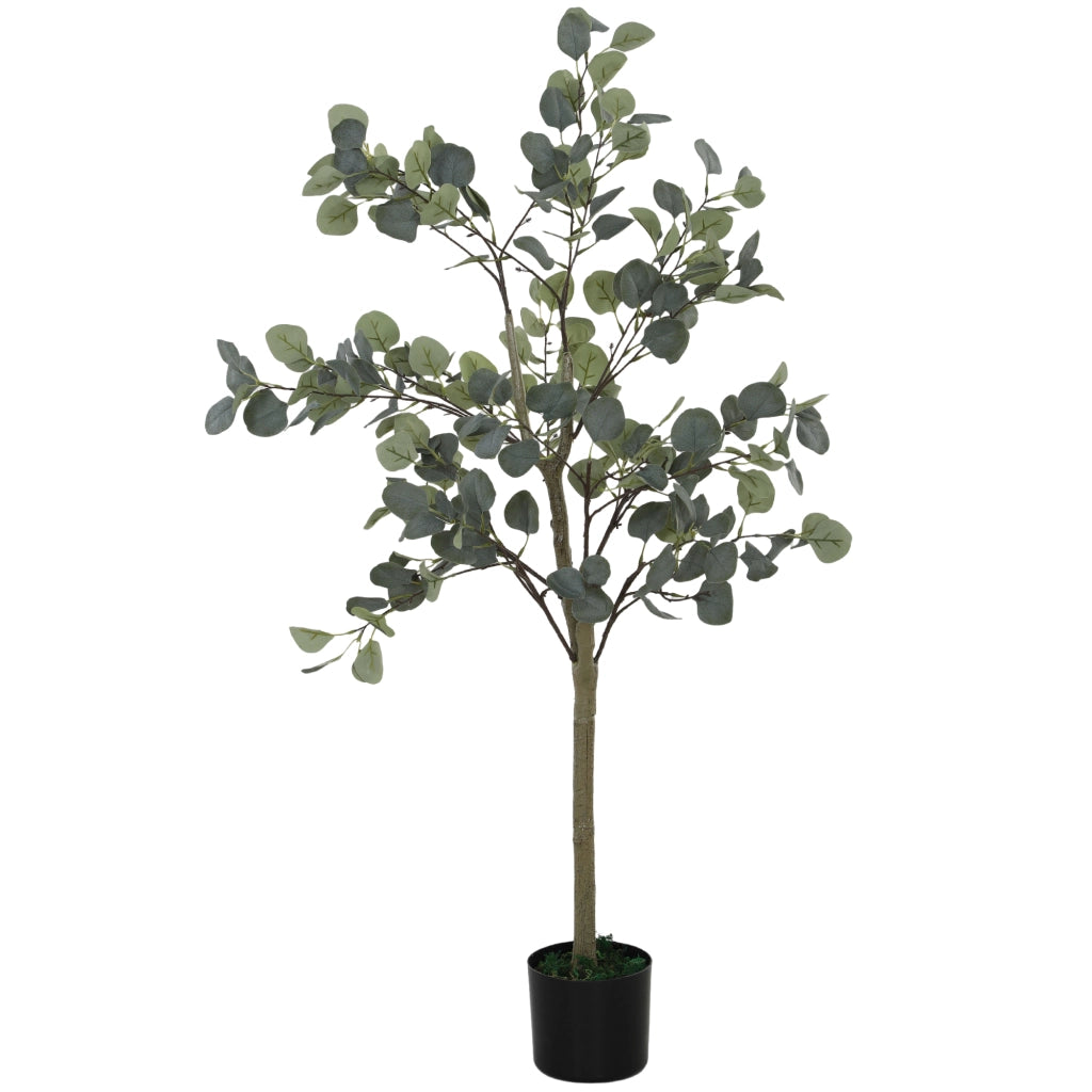 Pianta Artificiale Eucalipto 150 cm in Vaso ¨C zephmum ¨C Verde per Interni