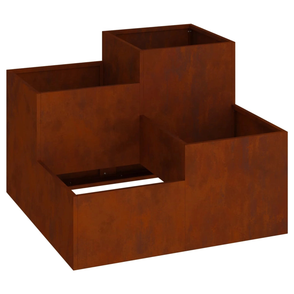 Vaso da giardino Ruggine 80 x 80 x 60 cm