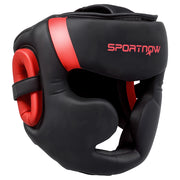 Casco da Boxe MMA ¨C Xylo ¨C Regolabile Rosso e Nero