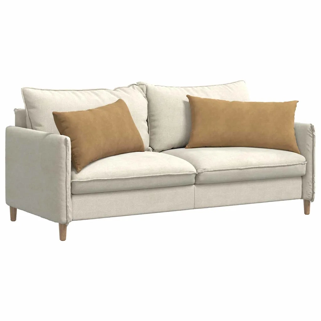 Cuscini da Divano 2 pz-Set di 2 Cuscini per Sofa Marrone 80 x 40 cm Tessuto in Cords