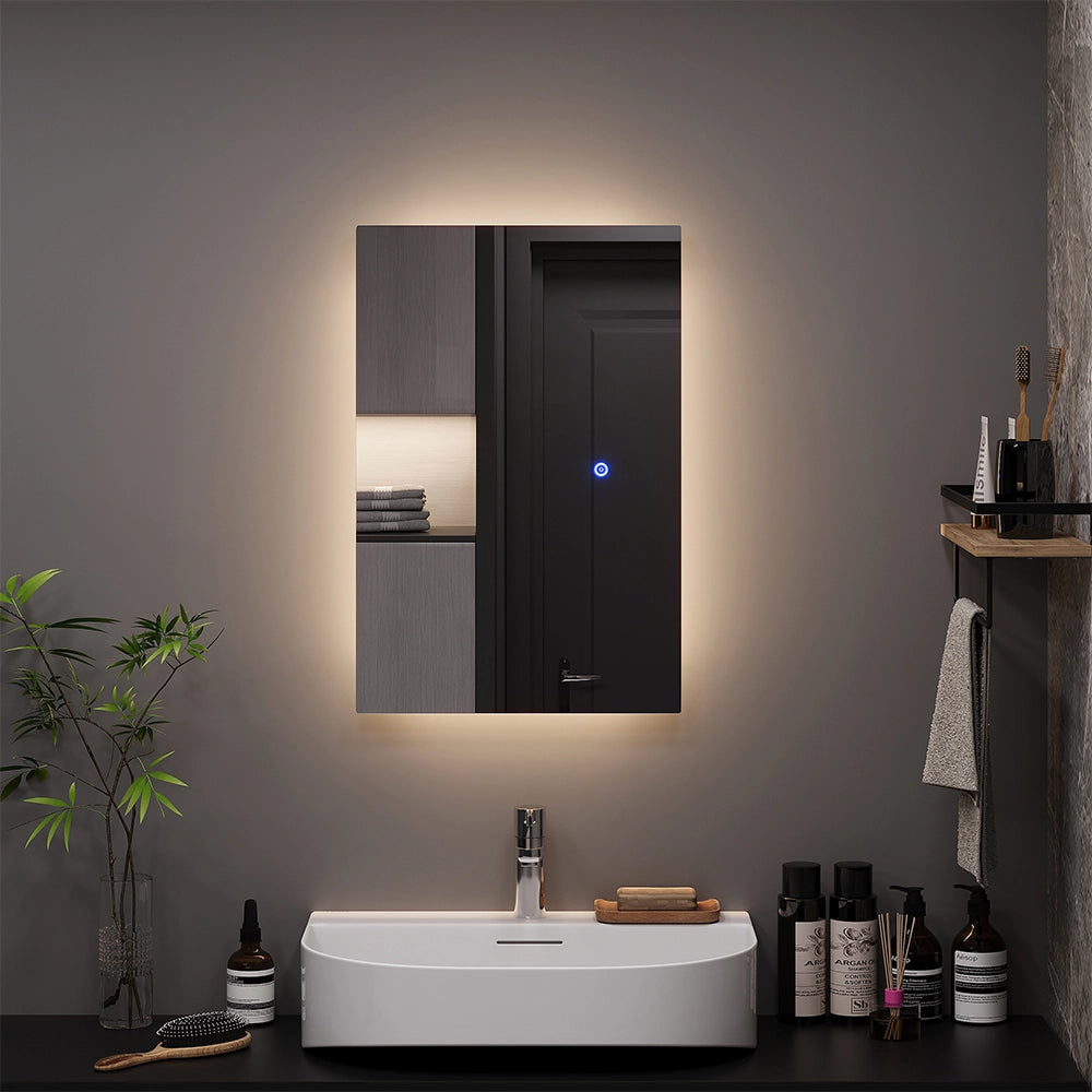 Vicco Specchio bagno Vetro 60 x 40 cm con retroilluminazione