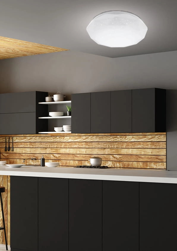 Plafoniera LED Candellux SKY 16W 6500K 51cm bianca