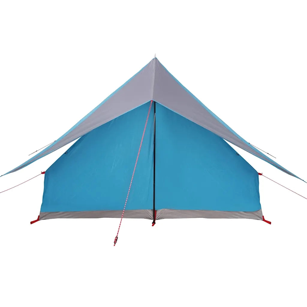 Tenda Familiare con tetto Blu e Grigio 256 x 256 x 185 cm 4100677