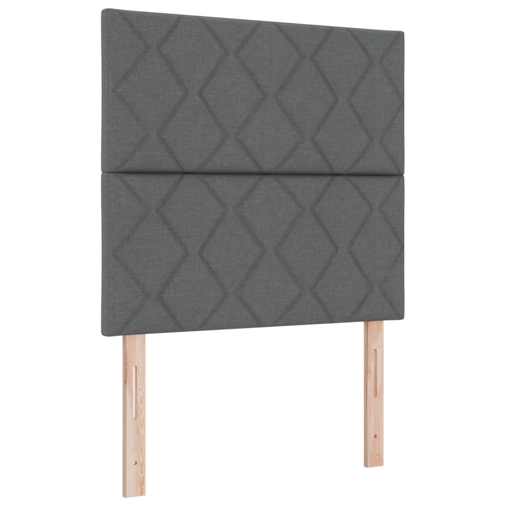 Letto con contenitore e materasso Grigio Scuro 90 x 200 cm 3459541