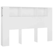 Testiera con Scomparti-Testata del letto Bianca 160x18,5x104,5 cm