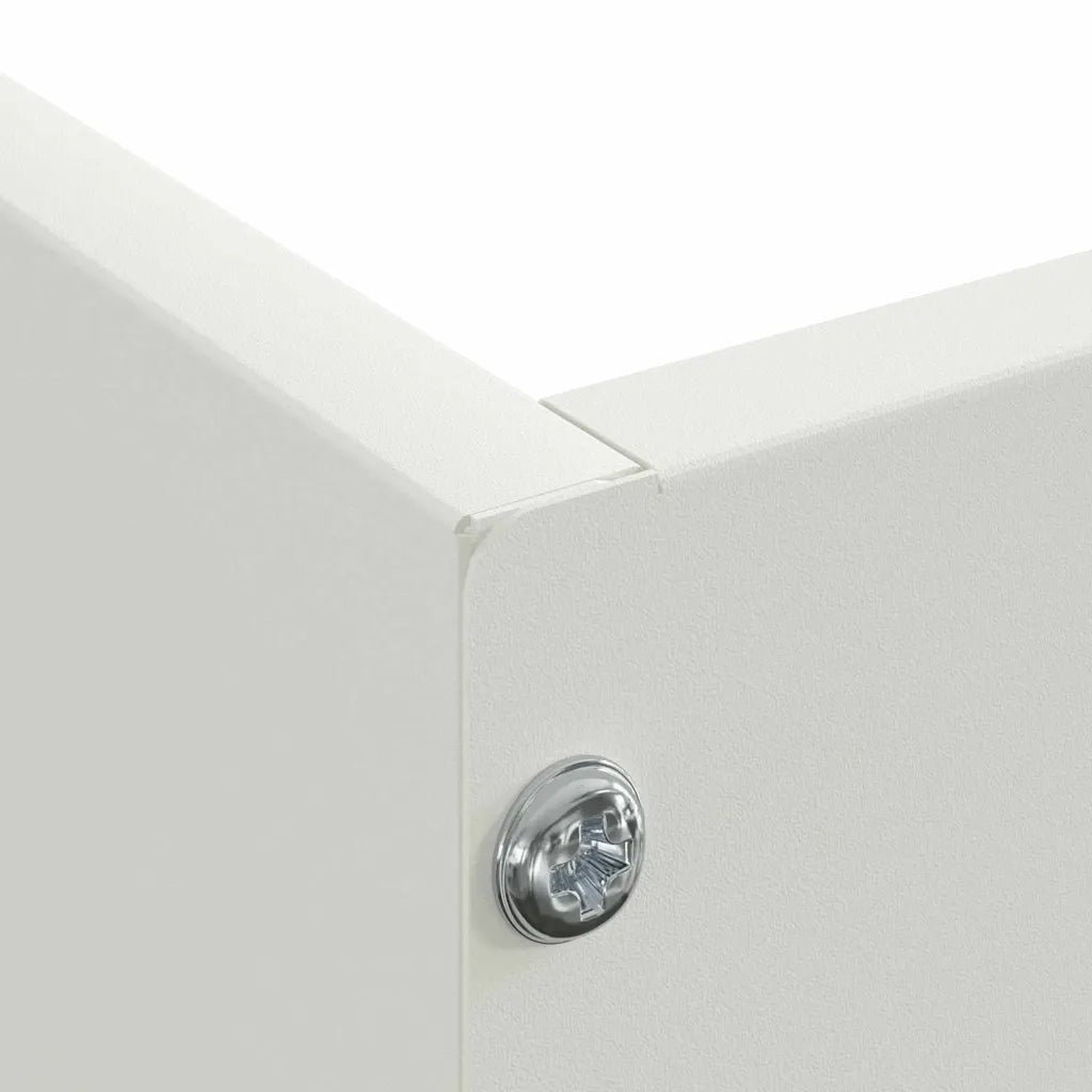 Bordura per Prato Bianco 60 x 60 x 13 cm Acciaio CFW6775444